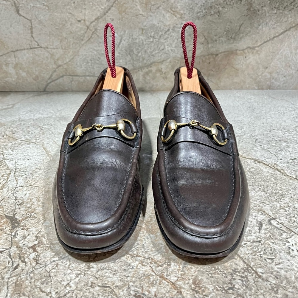 Gucci 1953 Horsebit Brown Leather Classic Loafers - Picture 5 of 9